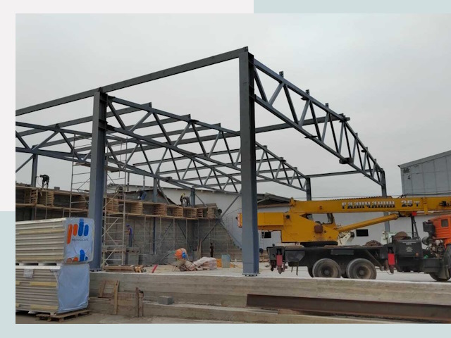 Строительство цехов в Дальнегорске