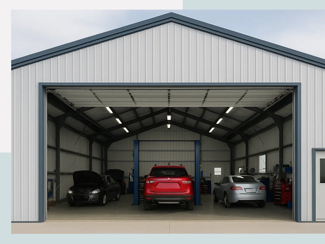 Ангары из сэндвич панелей от 618 руб. в Дальнегорск