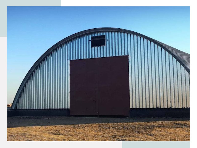 Арочные ангары в Дальнегорске