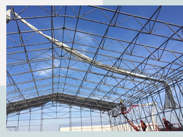 Шатровые ангары от 618 руб. в Дальнегорске и Приморском крае