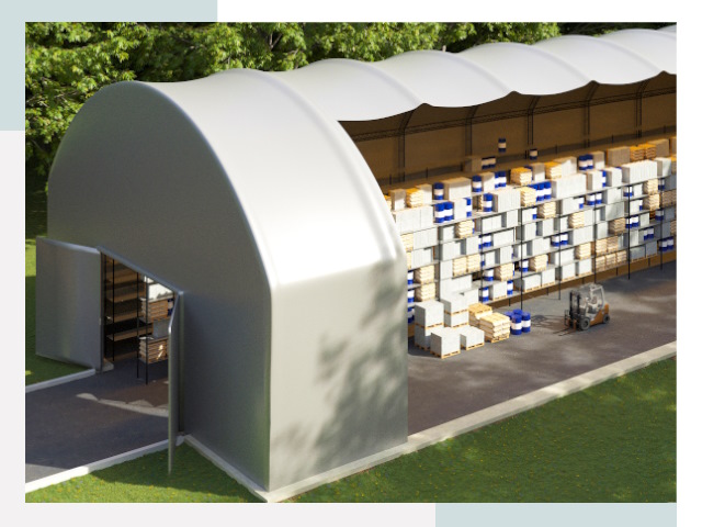 Тентовые ангары в Дальнегорске