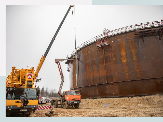 Монтаж резервуаров в Дальнегорске от 618 руб. за м³