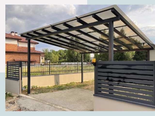 Металлические навесы в Дальнегорск от 618 руб. за м²