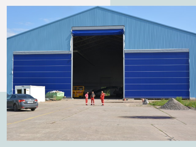 Ангарные ворота в Дальнегорск от СтальСтрой-Дль по цене 618 руб.