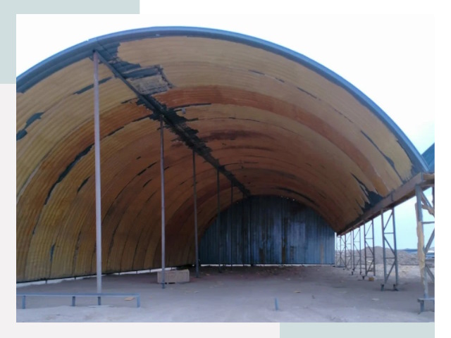 Реконструкция ангаров в Дальнегорске